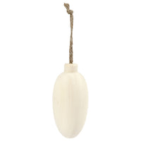 Wooden Hanging Ornament in the Shape of a Pine Cone