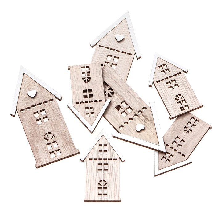 Wooden Houses – Set of 7
