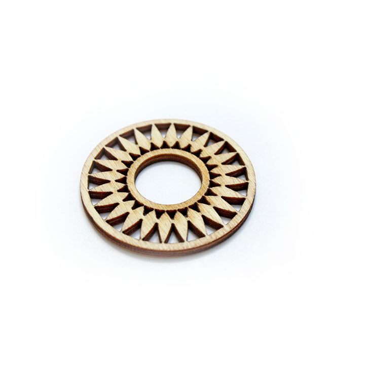 Wooden Jewelry-Making Blank, Circle 2