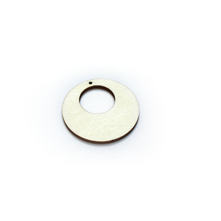 Wooden Jewelry-Making Blank, Circle 3