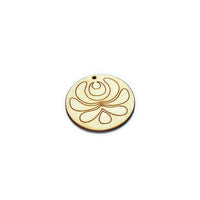 Wooden Jewelry-Making Blank, Ornament Circle