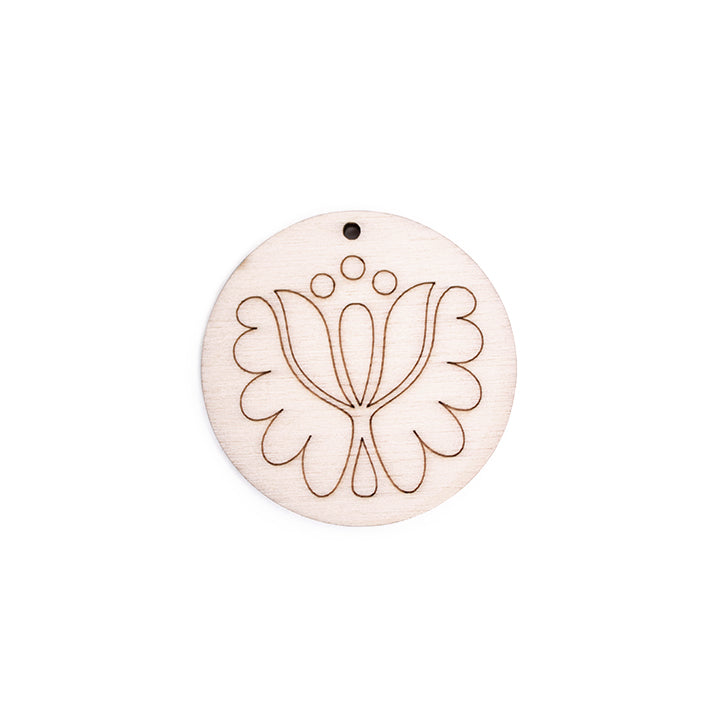 Wooden Jewelry-Making Blank - Ornament