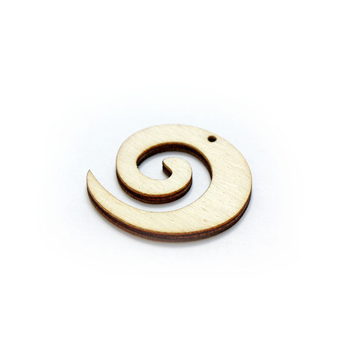 Wooden Jewelry-Making Blank, Spiral