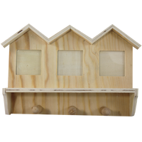 Wooden Key Holder, House