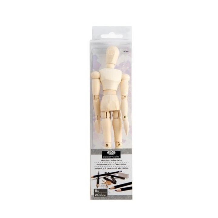 Wooden Mannequin on Base, 20.3 cm
