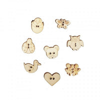 Wooden Miniature Buttons | Various Sets — Image 3