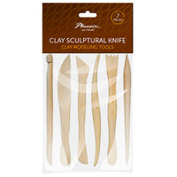 Wooden Modeling Tools Set of 6