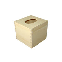 Wooden Tissue Box, Square