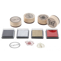 Wooden Nature Stamps Set of 4