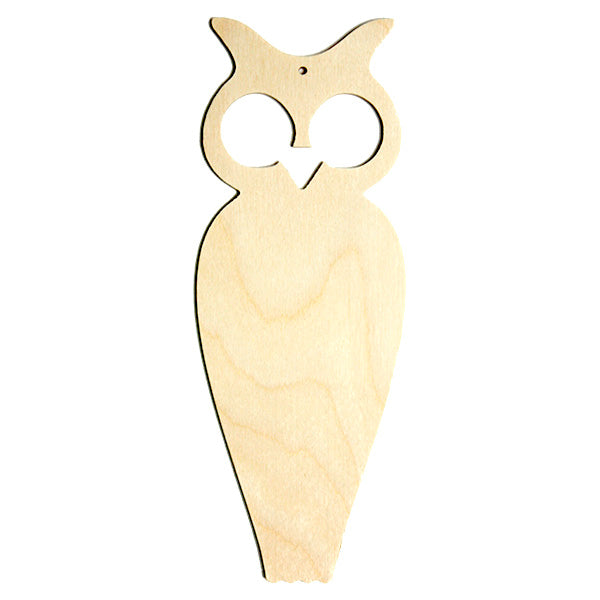 Wooden Owl Bookmark