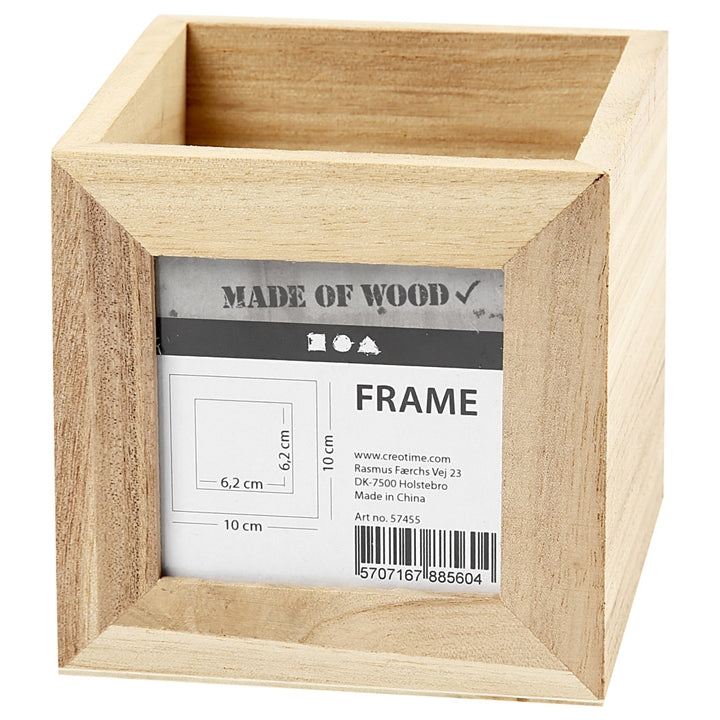 Wooden Pencil Holder with Frame