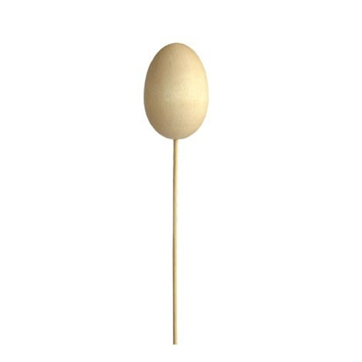 Wooden Pick Egg on a Skewer, Medium / 5.8 cm