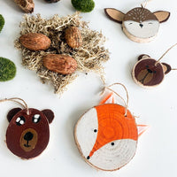 Wooden Slices with String