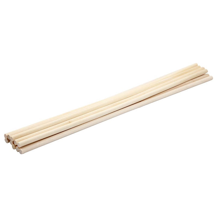Wooden Sticks, 30 x 0.6 cm, Set of 10