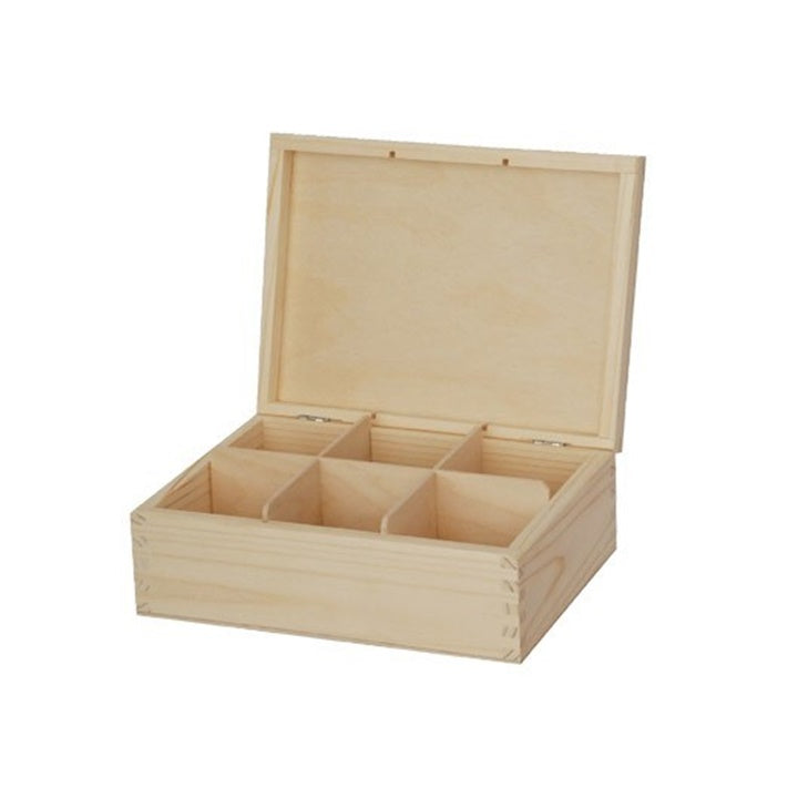 Wooden Tea Box 21 x 16.3 x 7.3 cm