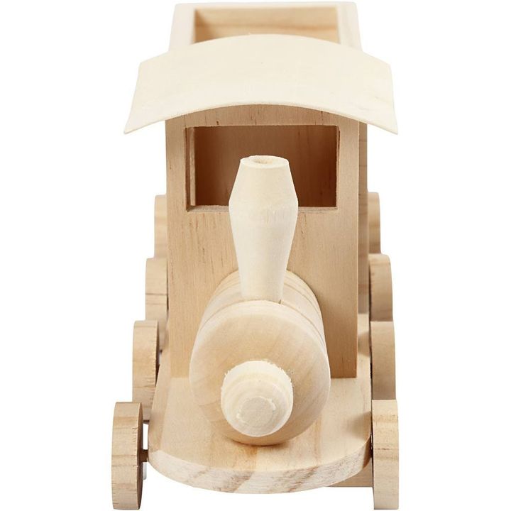 Wooden Train for Decorating, 22 cm