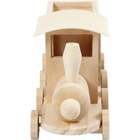 Wooden Train for Decorating, 22 cm