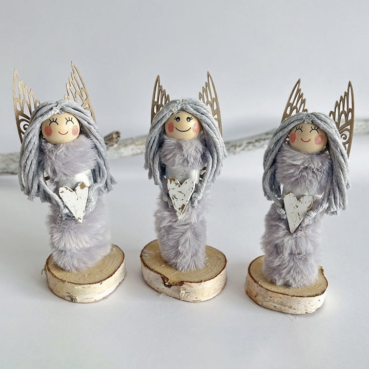 Wooden Wings 9 cm / Set of 6