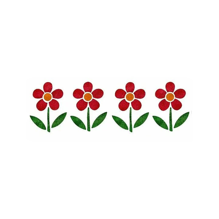 XL Flower Stencil 22x67 cm