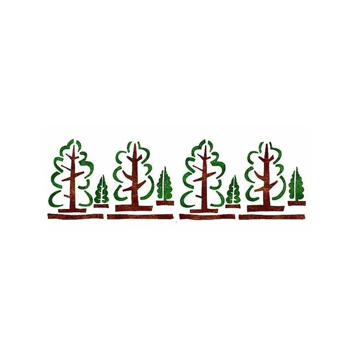 XL Forest Stencil 22x67 cm