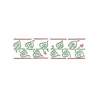 XL Leaf Branch Stencil 22x67 cm