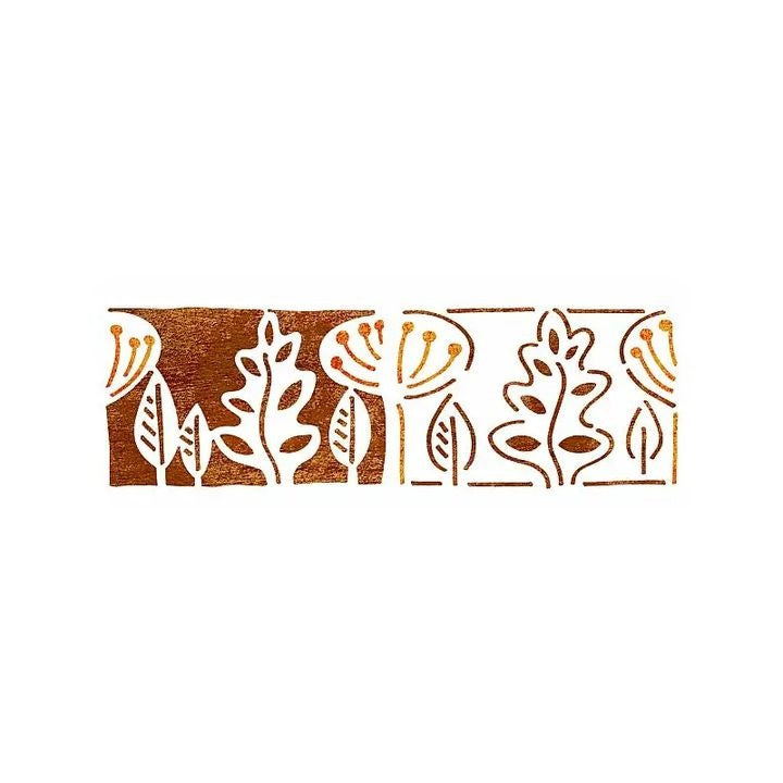 XL Leaves Stencil 22x67 cm
