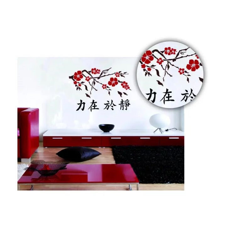 XXL Chinese In Peace 4-Piece Stencil 100x70 cm