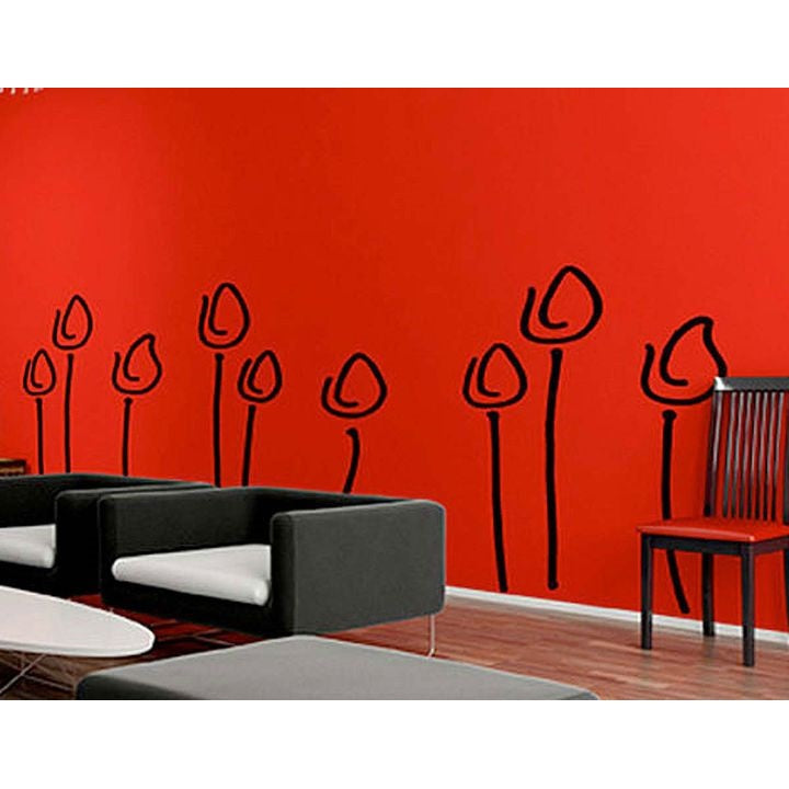 XXL Young Roses 7-Piece Stencil 140x100 cm