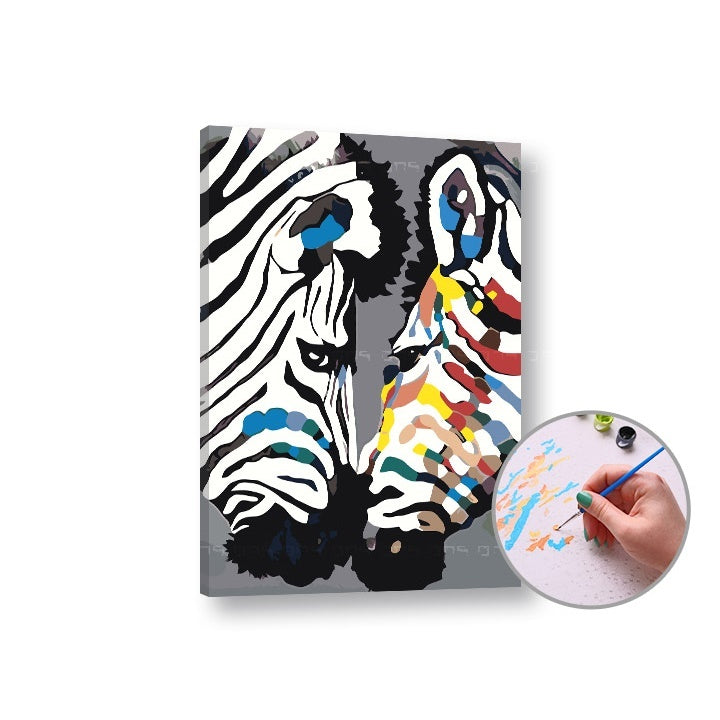 ZEBRY Paint by Numbers, Low Difficulty | various sizes and framing options — image 2