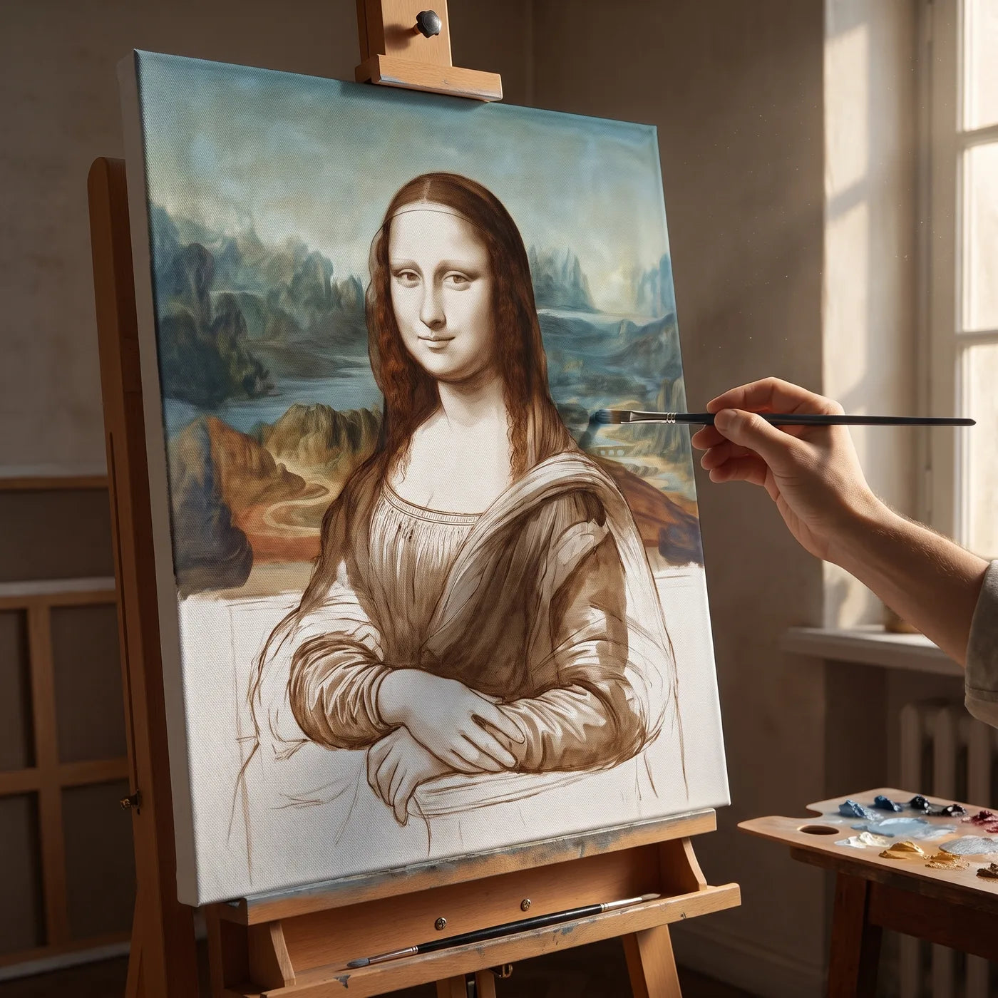 Oil paint on MUSEAL linen canvas