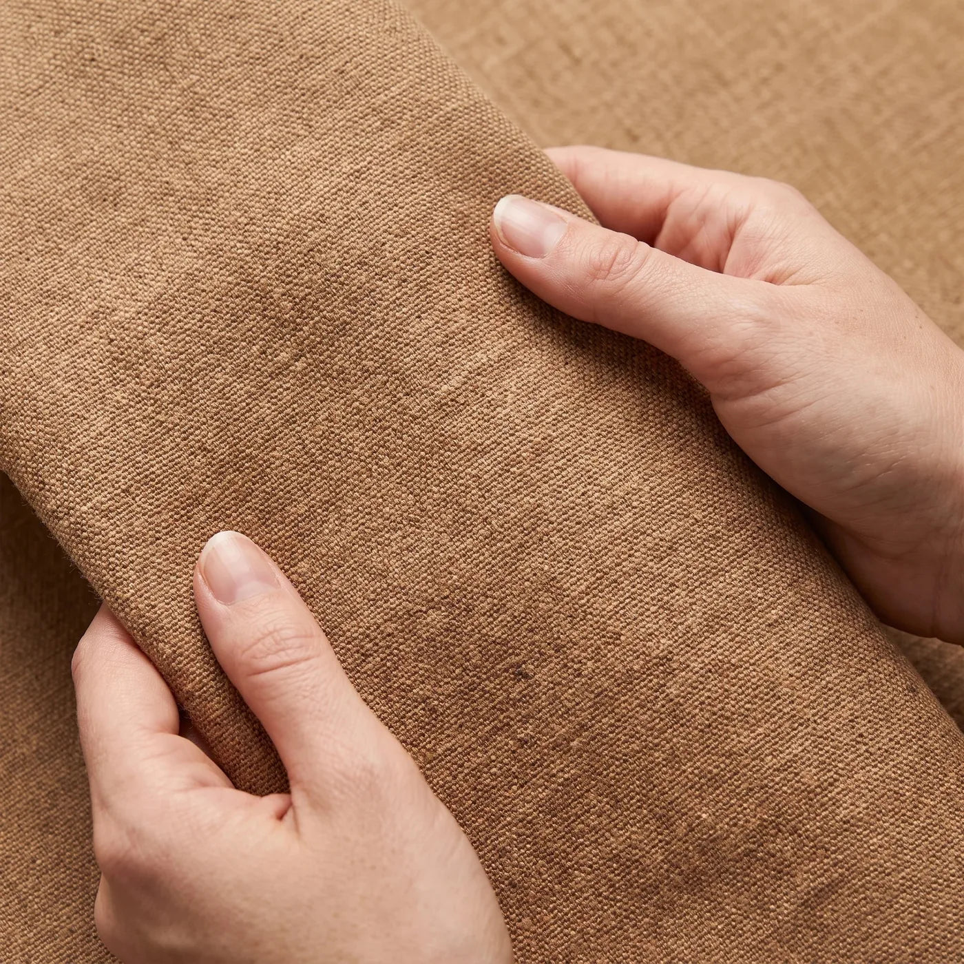 Raw, Natural Brown Cotton Canvas, NATURE ARTMiE