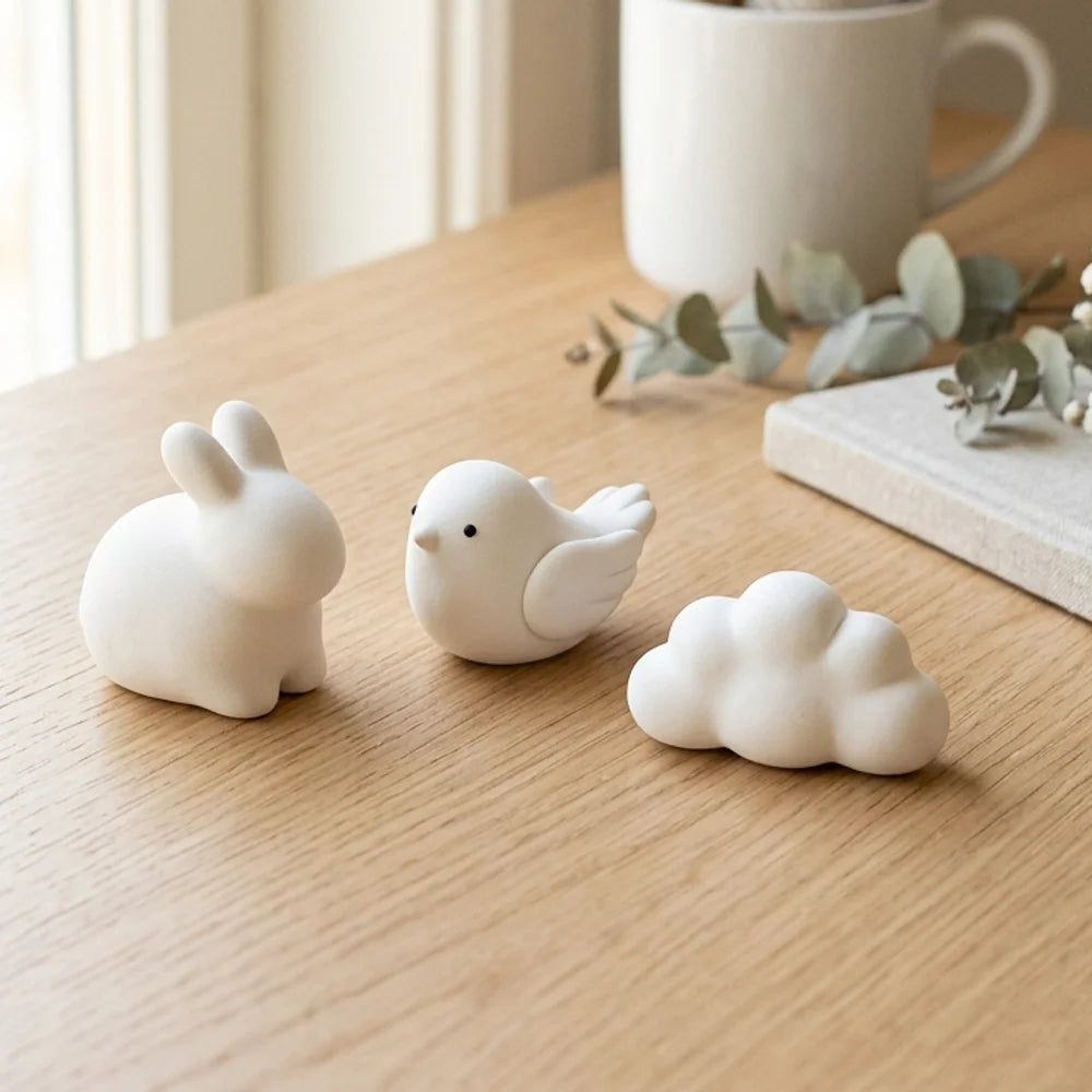 Lightweight figures modeled from Cloudy Clay